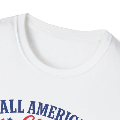 All American Chick T-Shirt — Patriotic Fourth of July Chicken Tee