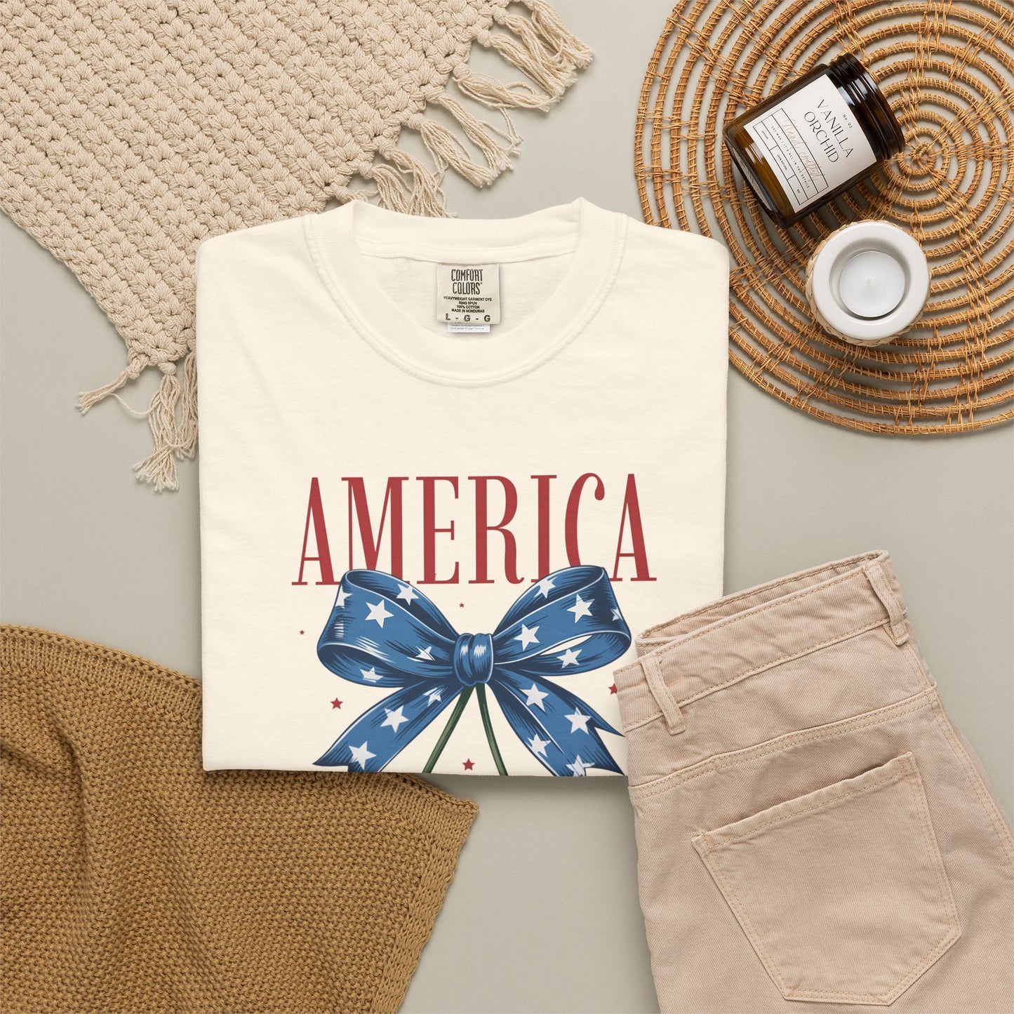 America Cherry Patriotic T-Shirt