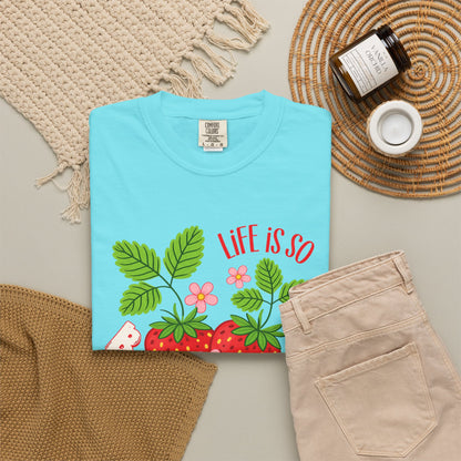 Life Is So Berry Sweet T-Shirt — Cute Strawberry Graphic Tee