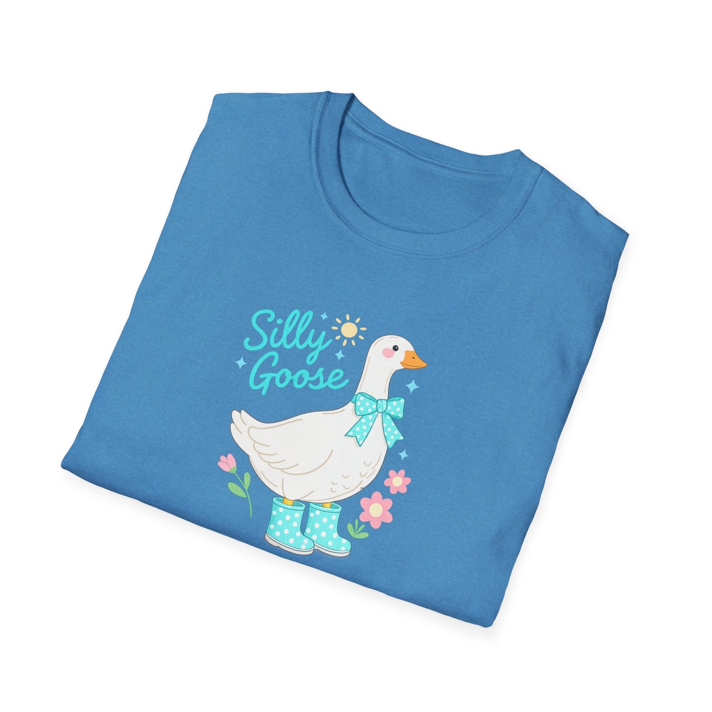 Silly Goose T-Shirt — Cute Duck Illustration Tee for Kids & Animal Lovers