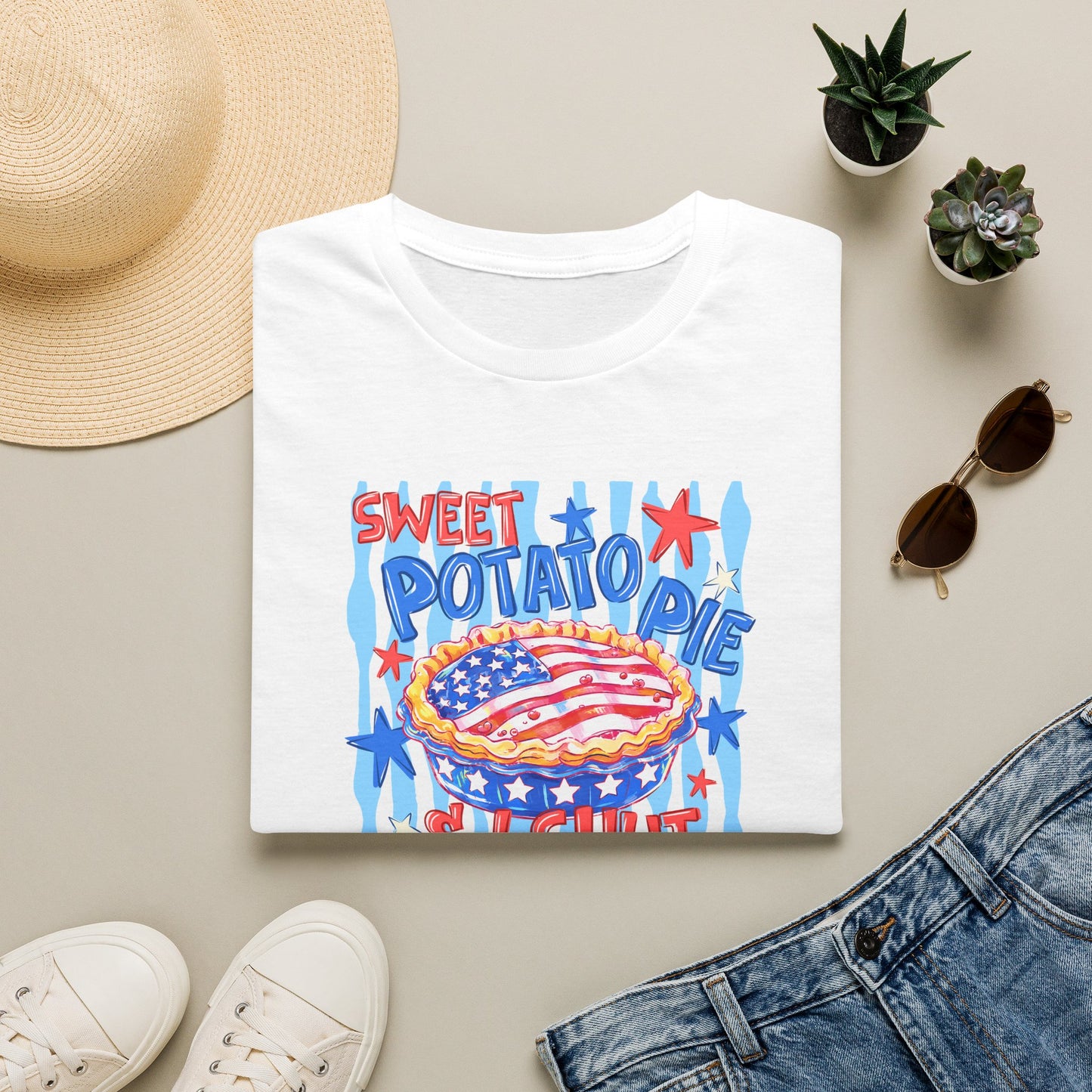 T-Shirt — 'Sweet Potato Pie' Patriotic Graphic Tee