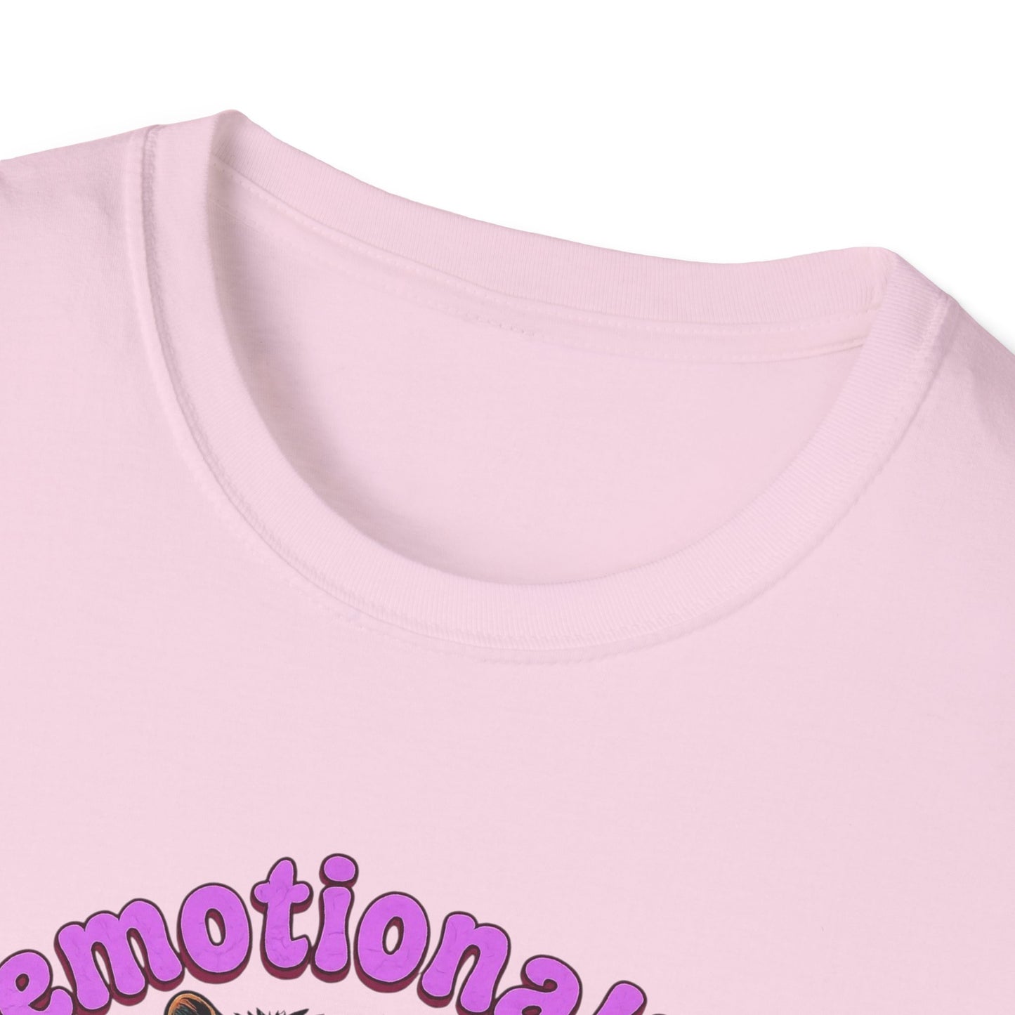 Emotionally Deceased T-Shirt — Cute Colorful Armadillo Graphic