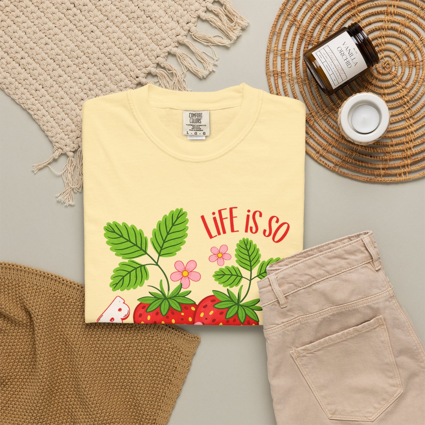Life Is So Berry Sweet T-Shirt — Cute Strawberry Graphic Tee