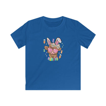 Easter Bunny Chick Kids Tee — Cute Bunny-Eared Lamb with Eggs