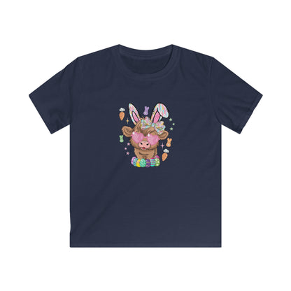 Easter Bunny Chick Kids Tee — Cute Bunny-Eared Lamb with Eggs