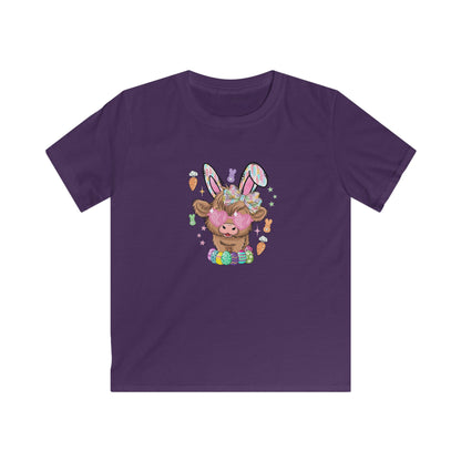 Easter Bunny Chick Kids Tee — Cute Bunny-Eared Lamb with Eggs