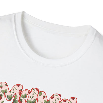 Strawberry Vibes T-Shirt — Retro Stars & Heart Graphic