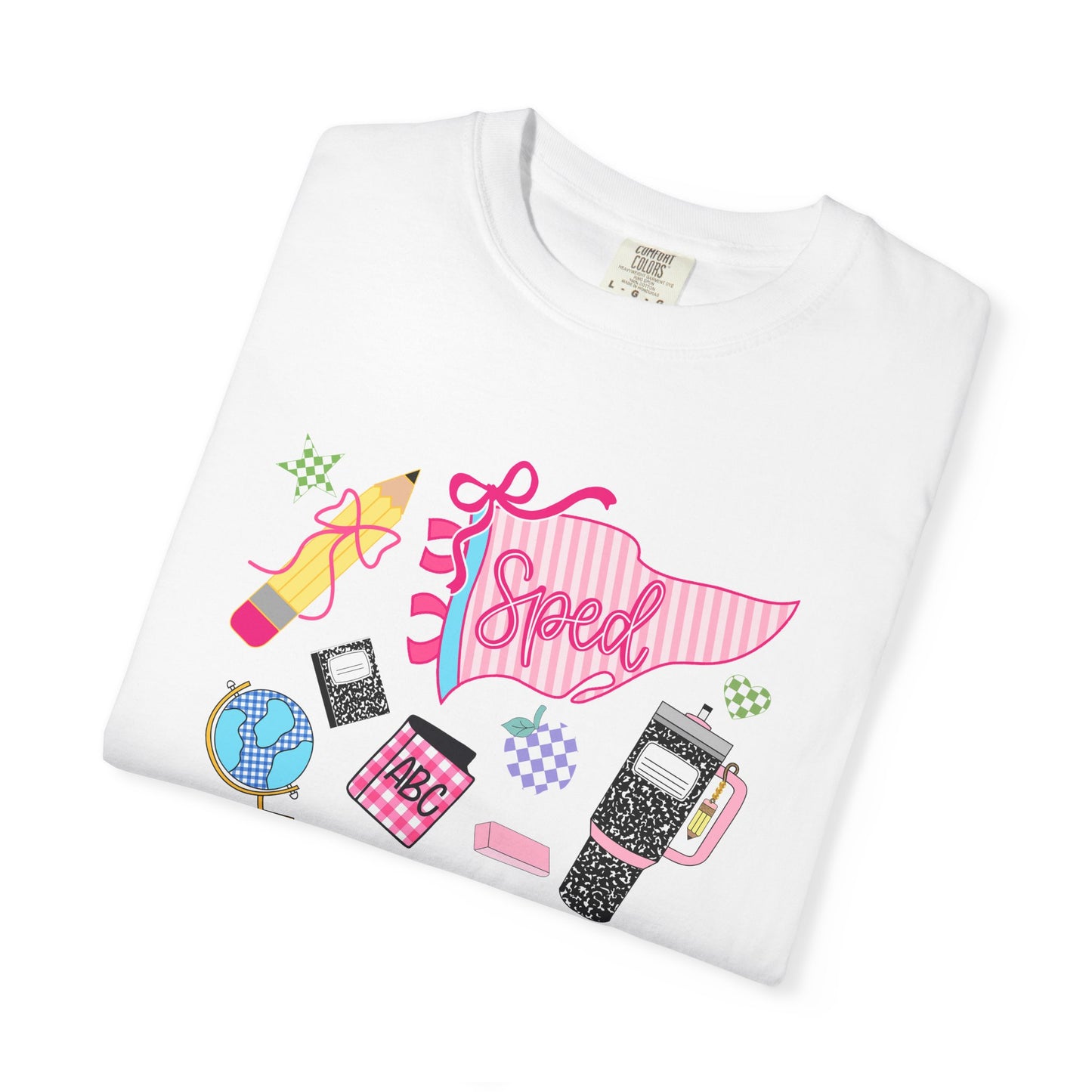 Retro Tech Collage T-Shirt — 'Speed' Graphic Tee for 90s Nostalgia