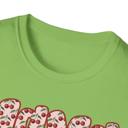 Mama Floral Band T-Shirt — Cute Mom Shirt with Pink Flower Pattern