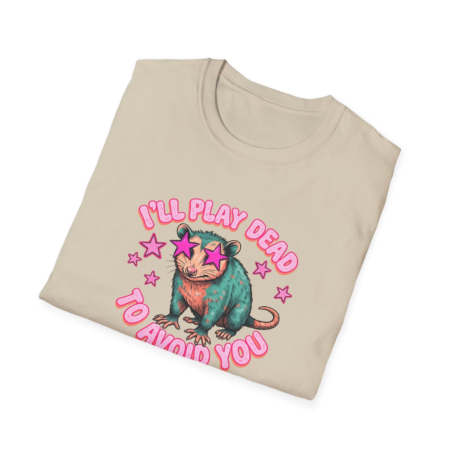 Introvert Sloth T-Shirt — "I’ll Play Dead to Avoid You" Cute Anti-Social Graphic Tee