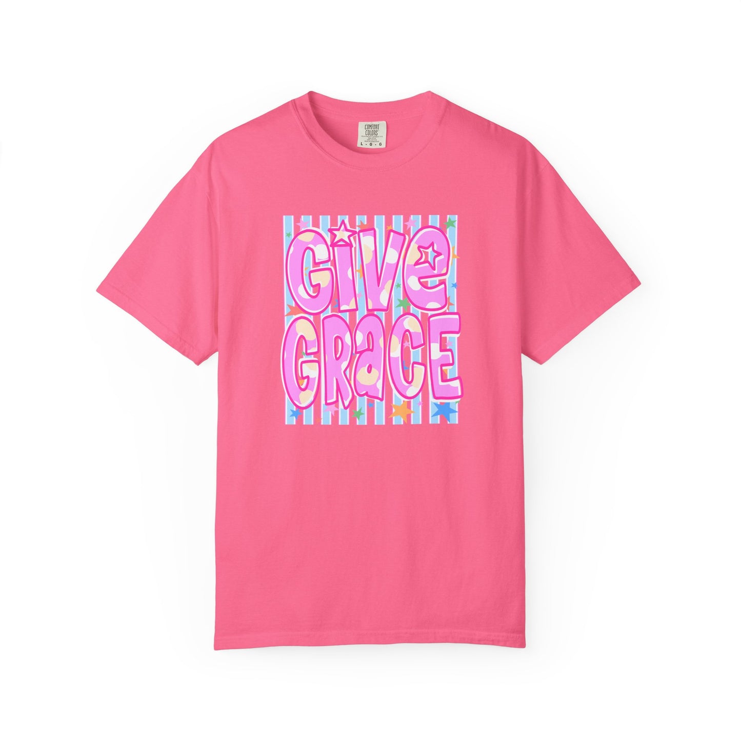 Give Grace T-Shirt — Pastel Retro Graphic Tee