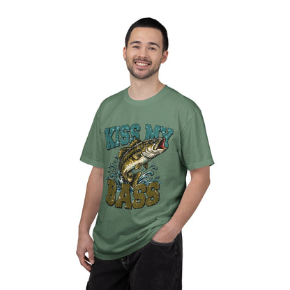 Kiss My Bass Fishing T-Shirt — Humorous Bass Angler Tee