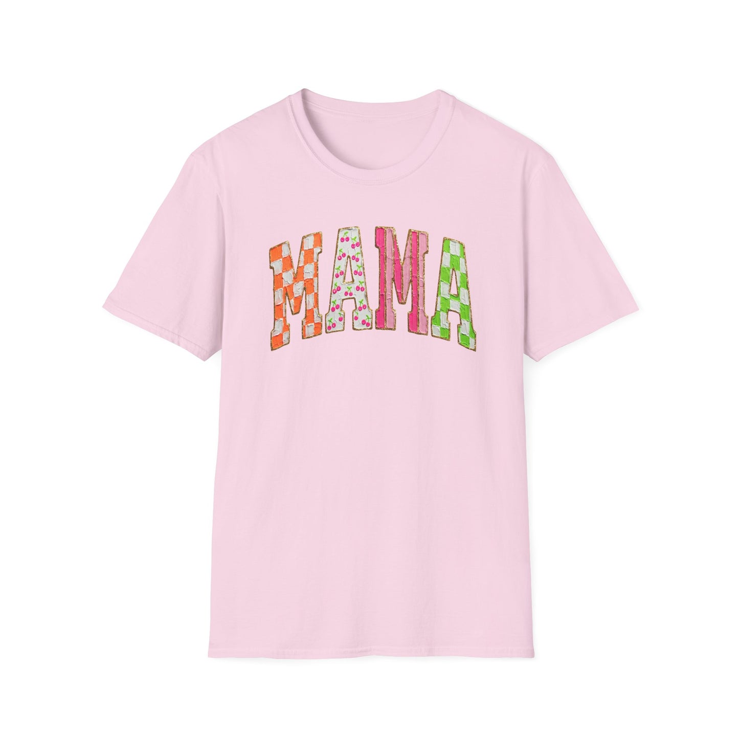 Mama Floral Patchwork T-Shirt