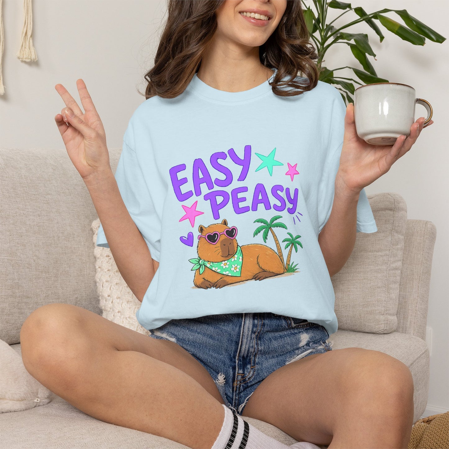 Easy Peasy Capybara T-Shirt