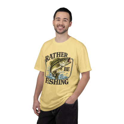Rather Be Fishing T-Shirt — Bass Graphic Fishing Tee