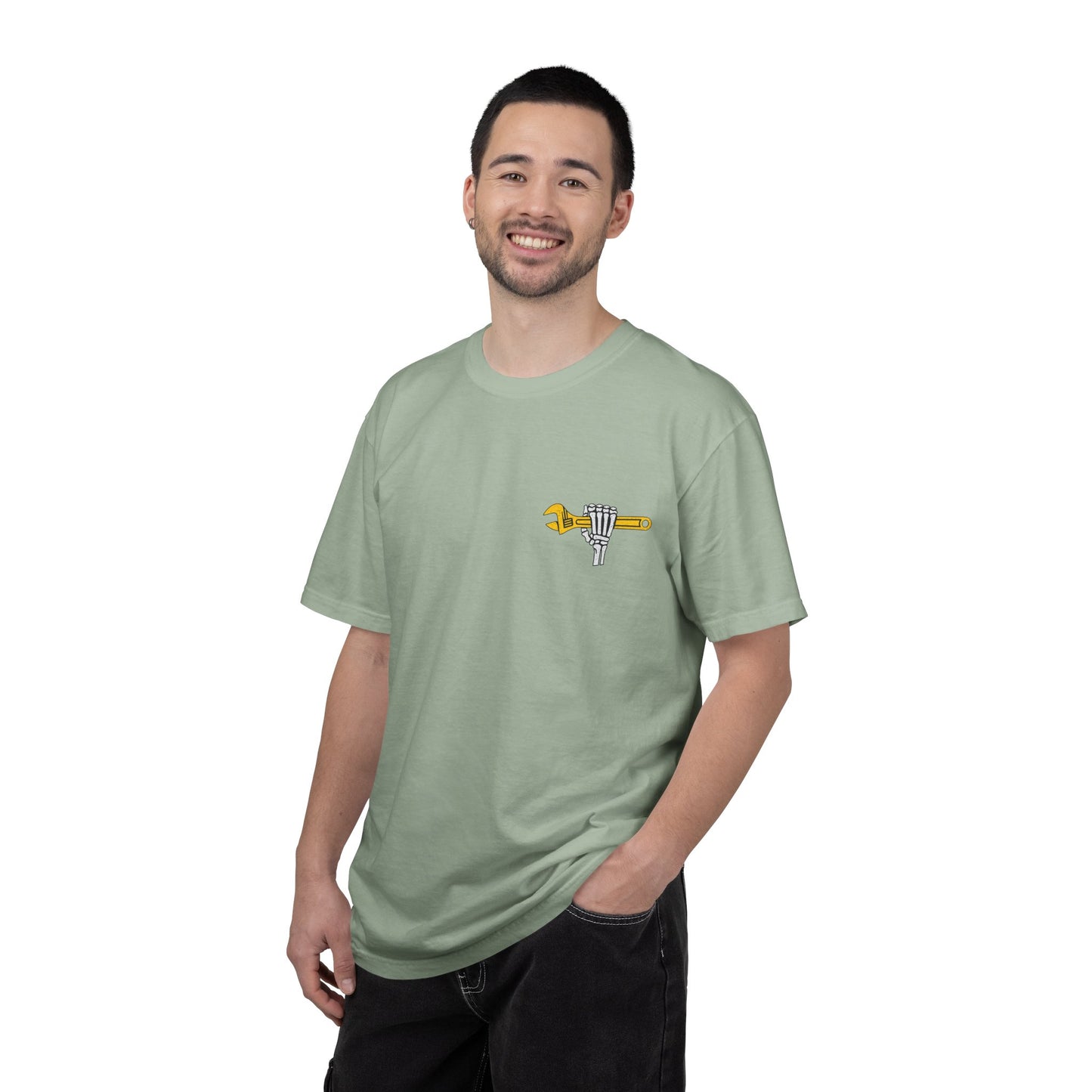 Mechanic T-Shirt — "I Can Fix a Lot of Things (But I Can't Fix Stupid)" Graphic Tee