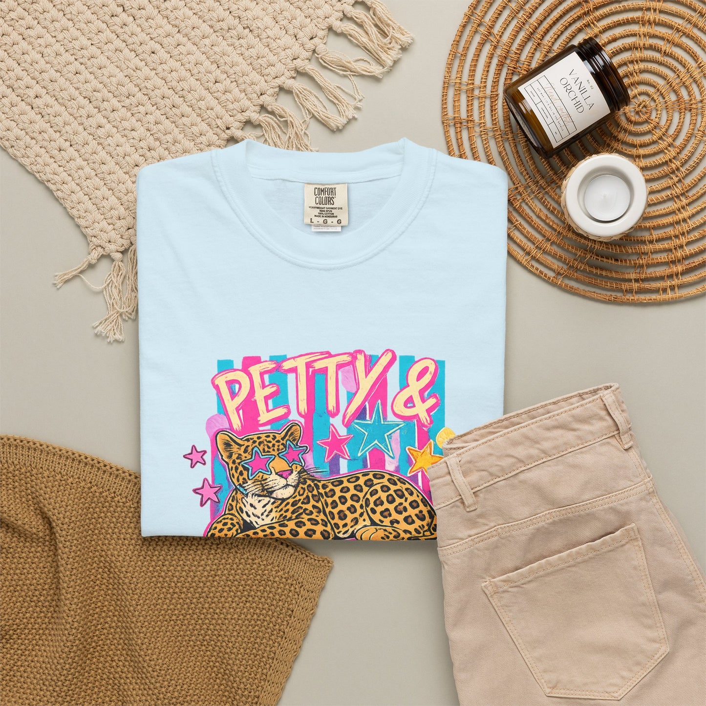 Petty & Predatory Leopard Graphic T-Shirt