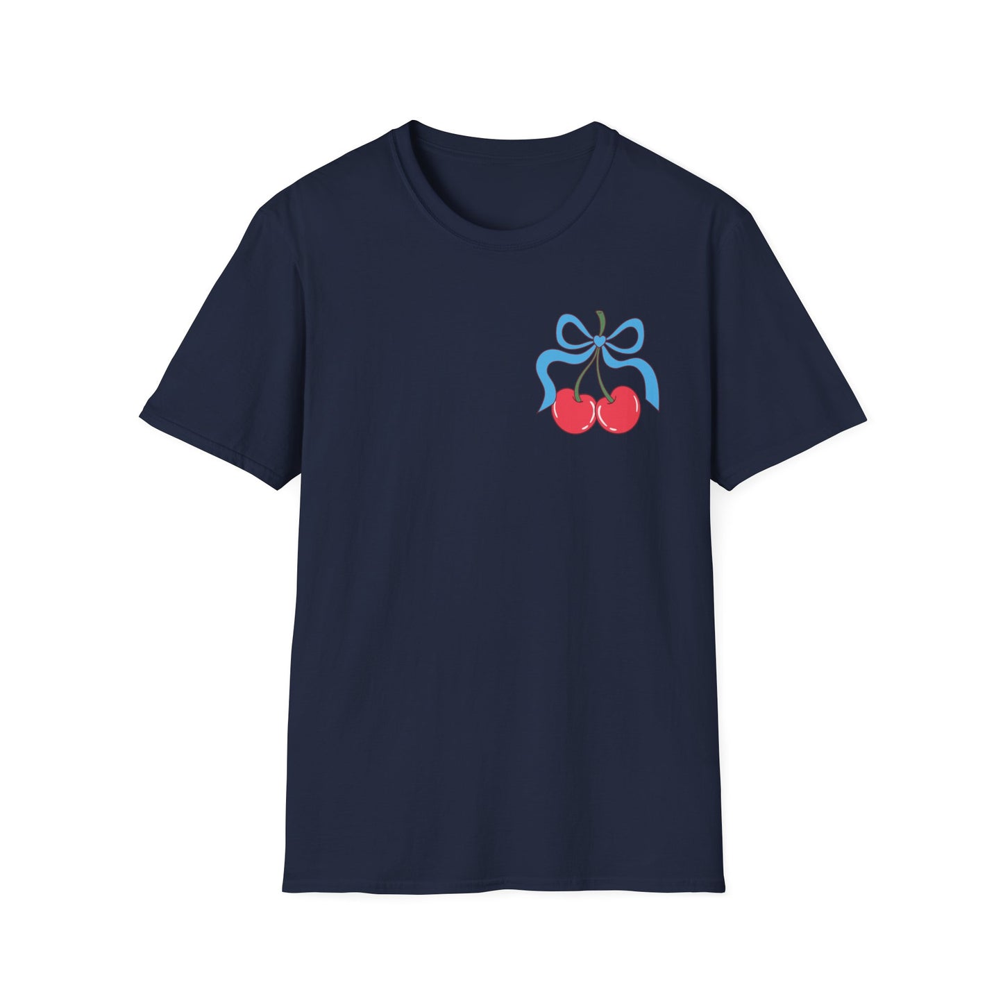 Patriotic Cherry T-Shirt — USA 1776 Fourth of July Graphic Tee