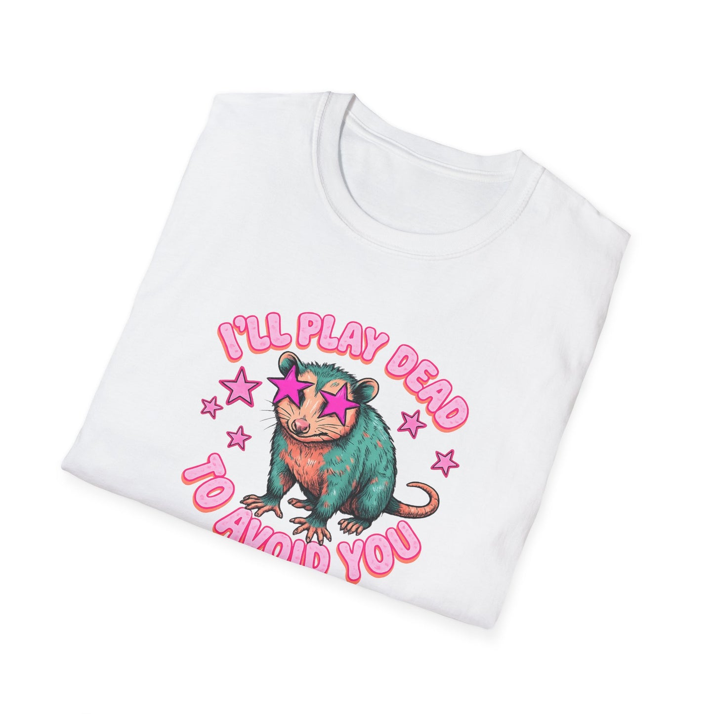 Introvert Sloth T-Shirt — "I’ll Play Dead to Avoid You" Cute Anti-Social Graphic Tee