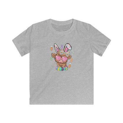 Easter Bunny Chick Kids Tee — Cute Bunny-Eared Lamb with Eggs