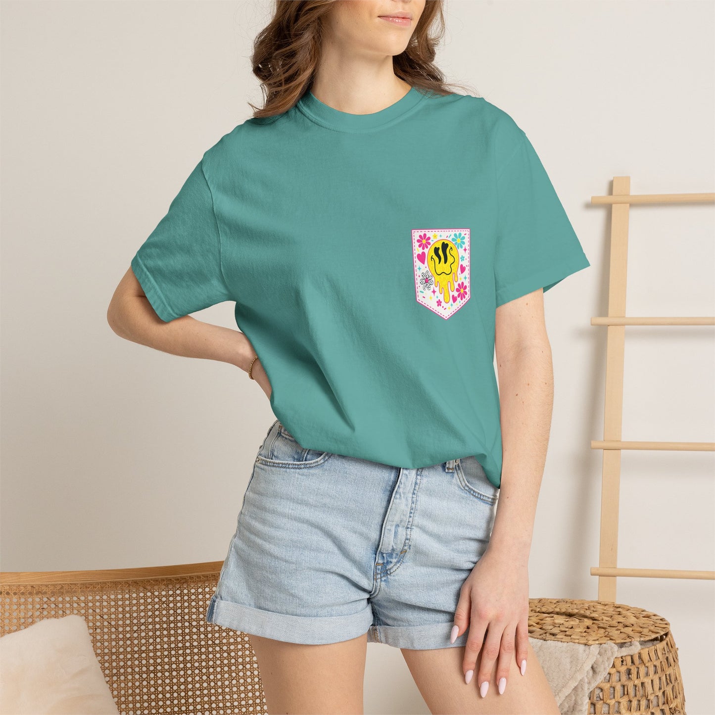 Social Moms Club T-Shirt — Colorful Retro Pocket Graphic Tee