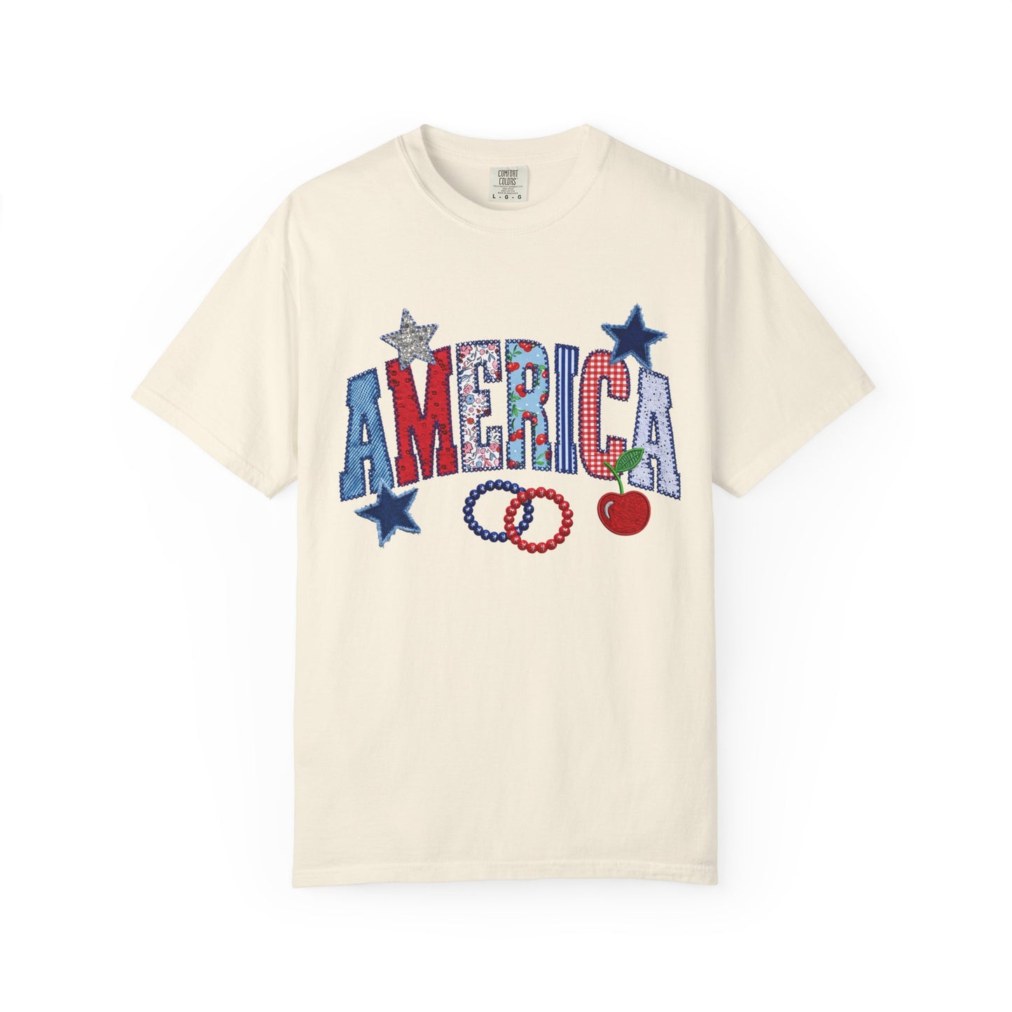 America Graphic T-Shirt — Patriotic Stars & Stripes Tee