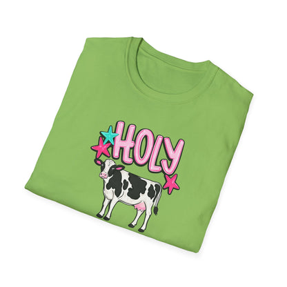 Holy Cow T-Shirt — Cute Pastel Cow Graphic Tee