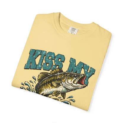 Kiss My Bass Fishing T-Shirt — Humorous Bass Angler Tee