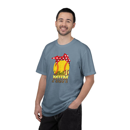 Softball Mom T-Shirt — Vintage Softball Graphic with Bandana Accent