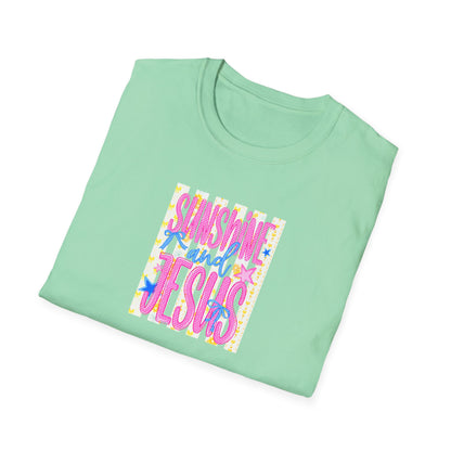 Sunshine and Jesus T‑Shirt — Bright Christian Faith Graphic Tee