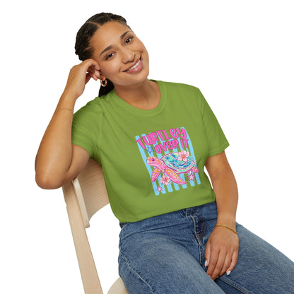T-Shirt — "Turtley Loved It" Colorful Sea Turtle Graphic Tee