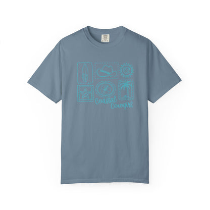Coastal Cowgirl T-Shirt — Beachy Surf & Western Stamp Graphic Tee