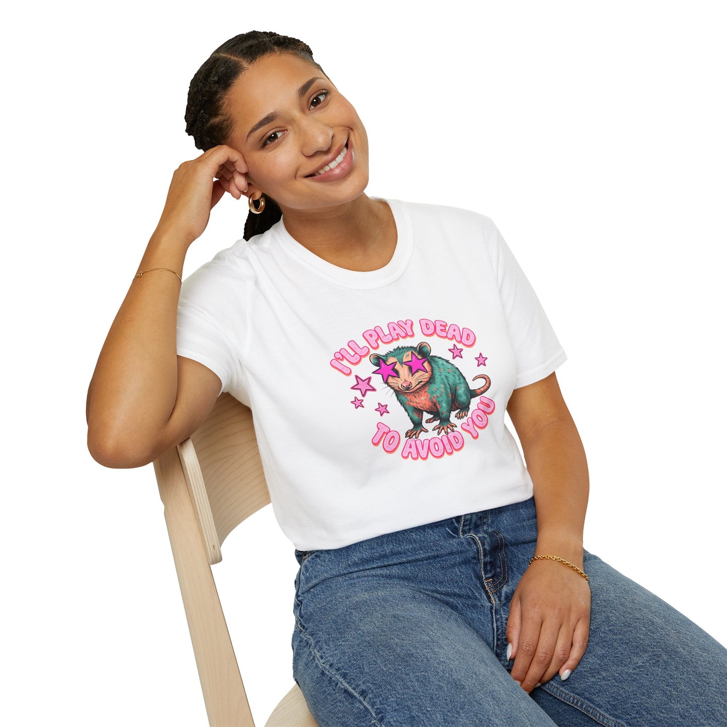 Introvert Sloth T-Shirt — "I’ll Play Dead to Avoid You" Cute Anti-Social Graphic Tee