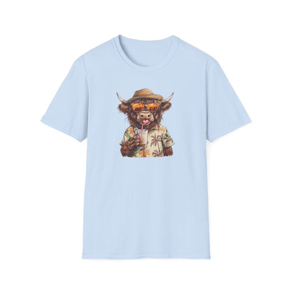 Panama Jack Highland cow tee