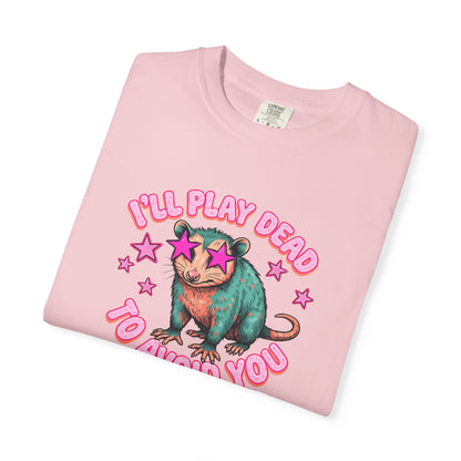 Funny Cat T-Shirt — "I'll Play Dead to Avoid You" Cute Sarcastic Graphic Tee