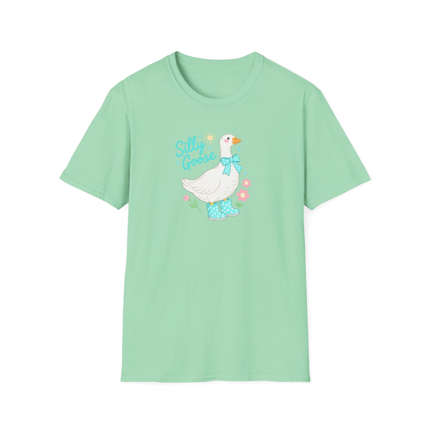 Silly Goose T-Shirt — Cute Duck Illustration Tee for Kids & Animal Lovers