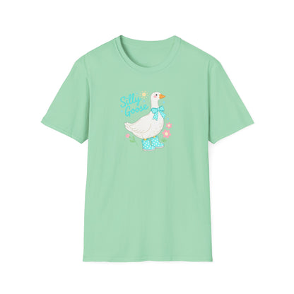 Silly Goose T-Shirt — Cute Duck Illustration Tee for Kids & Animal Lovers
