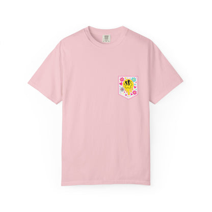 Social Moms Club T-Shirt — Colorful Retro Pocket Graphic Tee