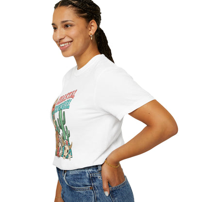 Coastal Cowgirl T-Shirt — Vintage Surf & Cactus Beach Graphic