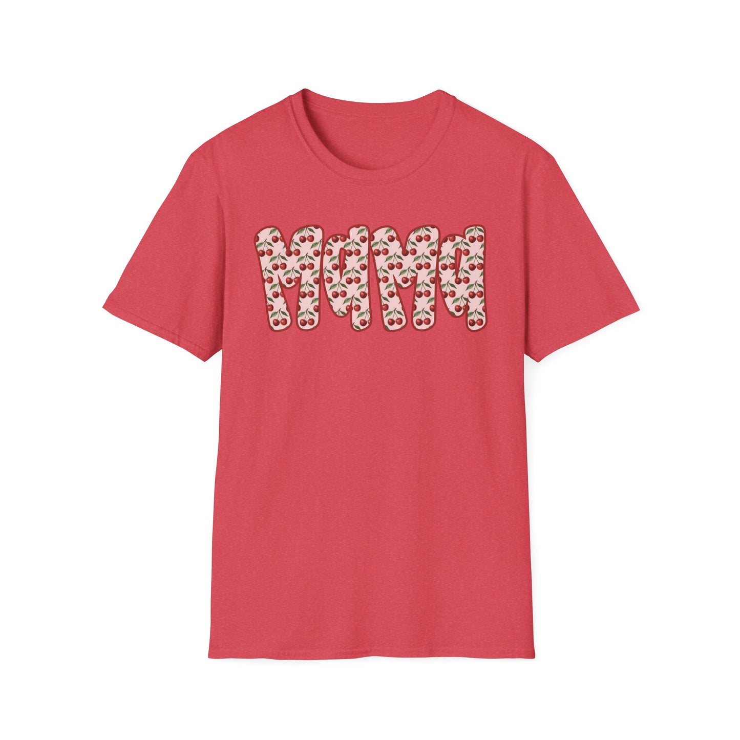 Mama Floral Band T-Shirt — Cute Mom Shirt with Pink Flower Pattern