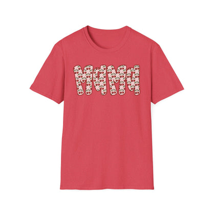 Mama Floral Band T-Shirt — Cute Mom Shirt with Pink Flower Pattern