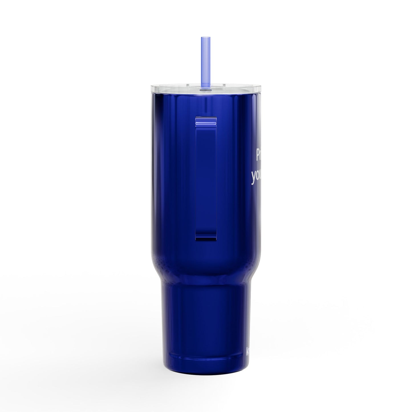40oz Engraved Insulated Tumbler with Lid & Straw — Customizable Travel Mug