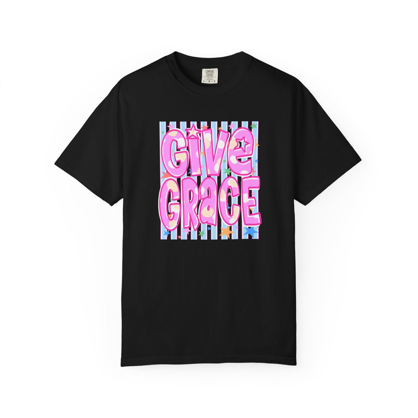 Give Grace T-Shirt — Pastel Retro Graphic Tee