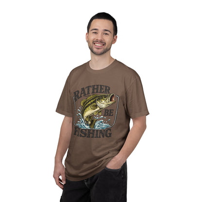 Rather Be Fishing T-Shirt — Bass Graphic Fishing Tee