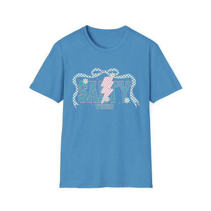 Salty Vibes Beach T-Shirt — Retro Seashell Graphic Tee