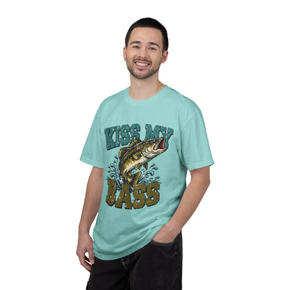 Kiss My Bass Fishing T-Shirt — Humorous Bass Angler Tee