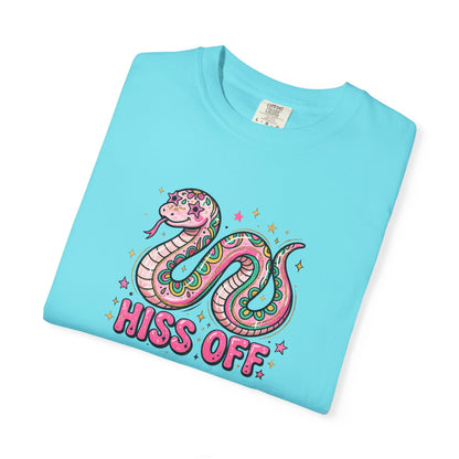 Snake "Hiss Off" Graphic T-Shirt — Retro Cute Reptile Tee
