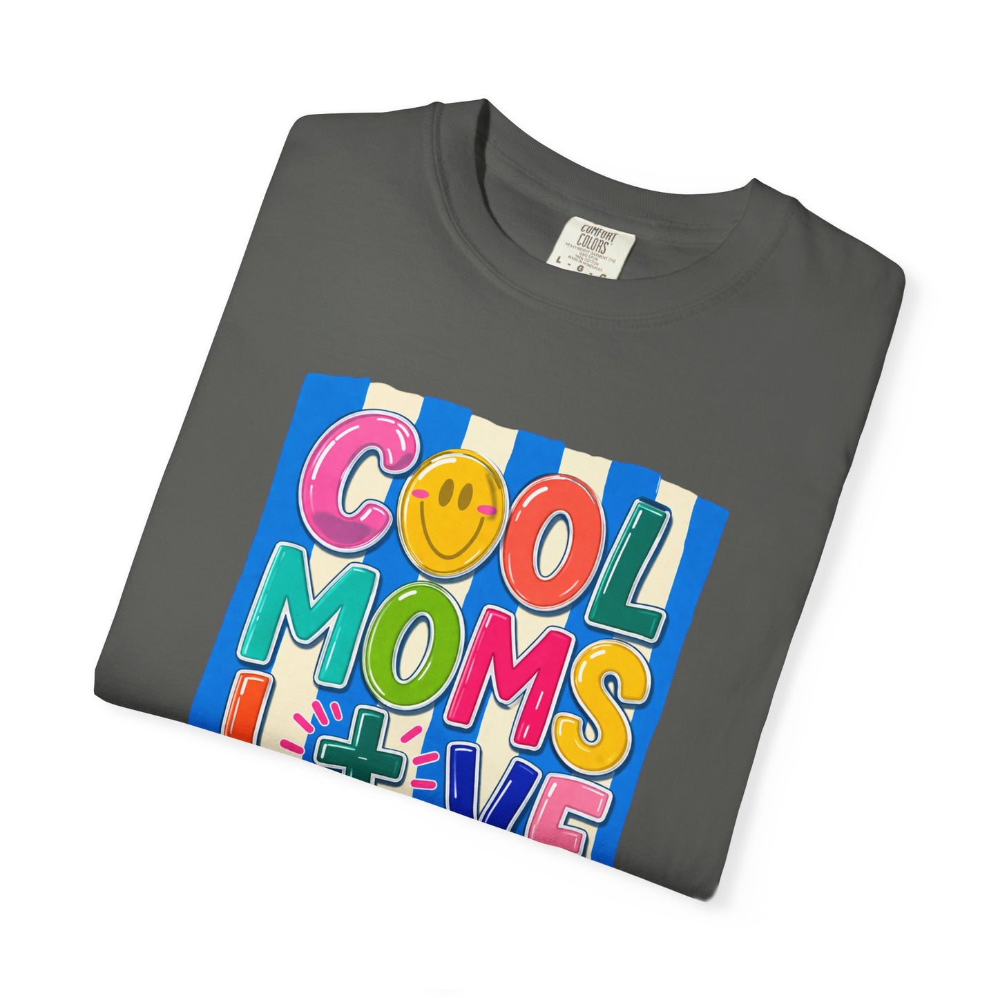 Cool Moms Love Jesus T-Shirt — Colorful Retro Christian Graphic Tee