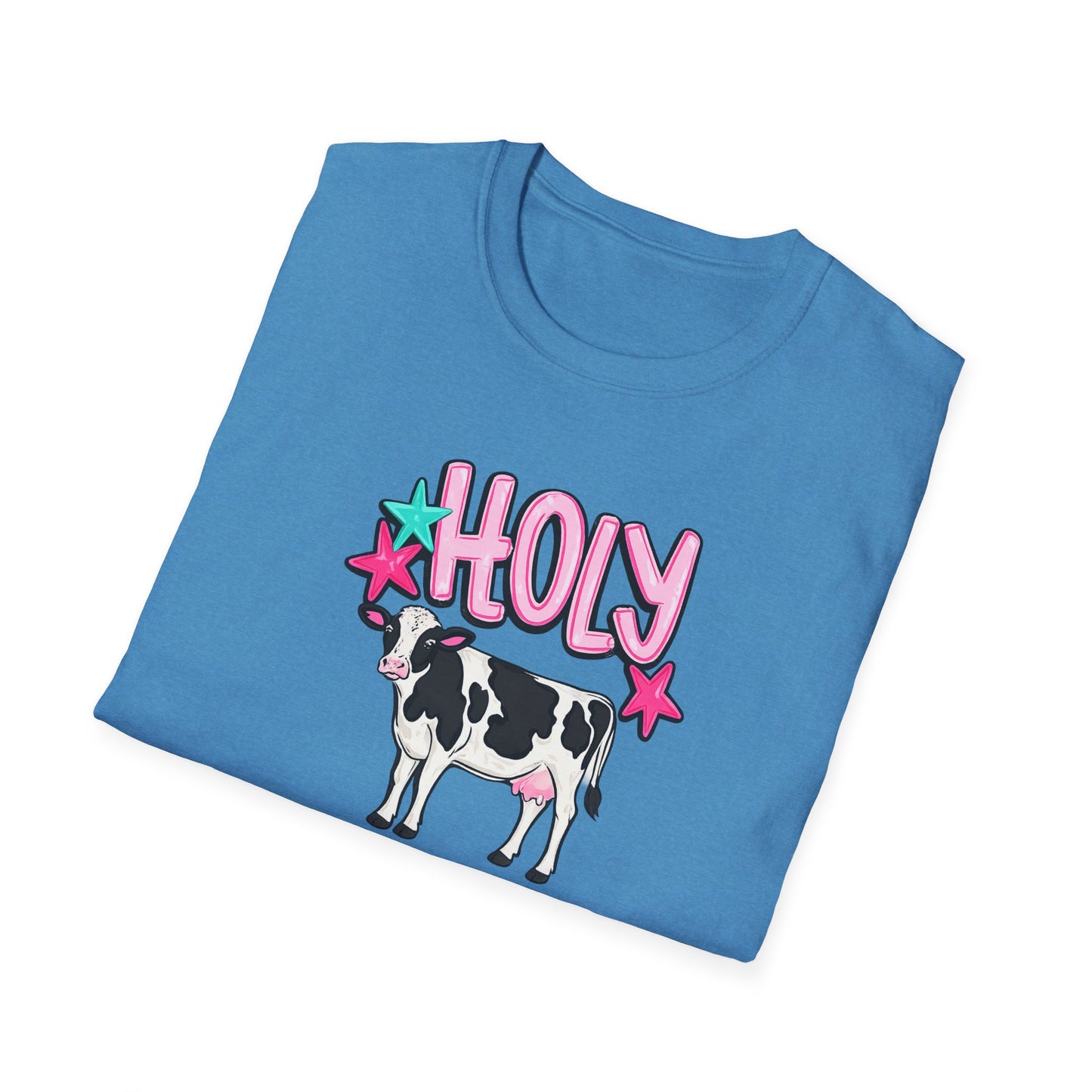 Holy Cow T-Shirt — Cute Pastel Cow Graphic Tee