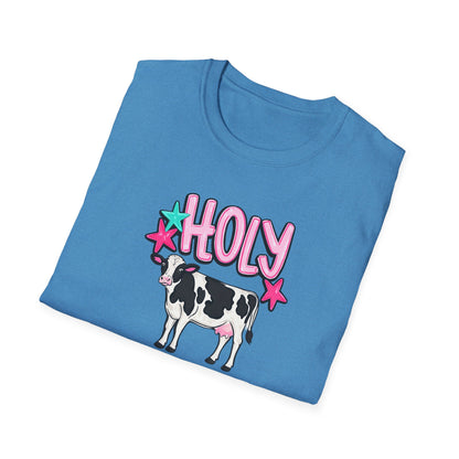 Holy Cow T-Shirt — Cute Pastel Cow Graphic Tee